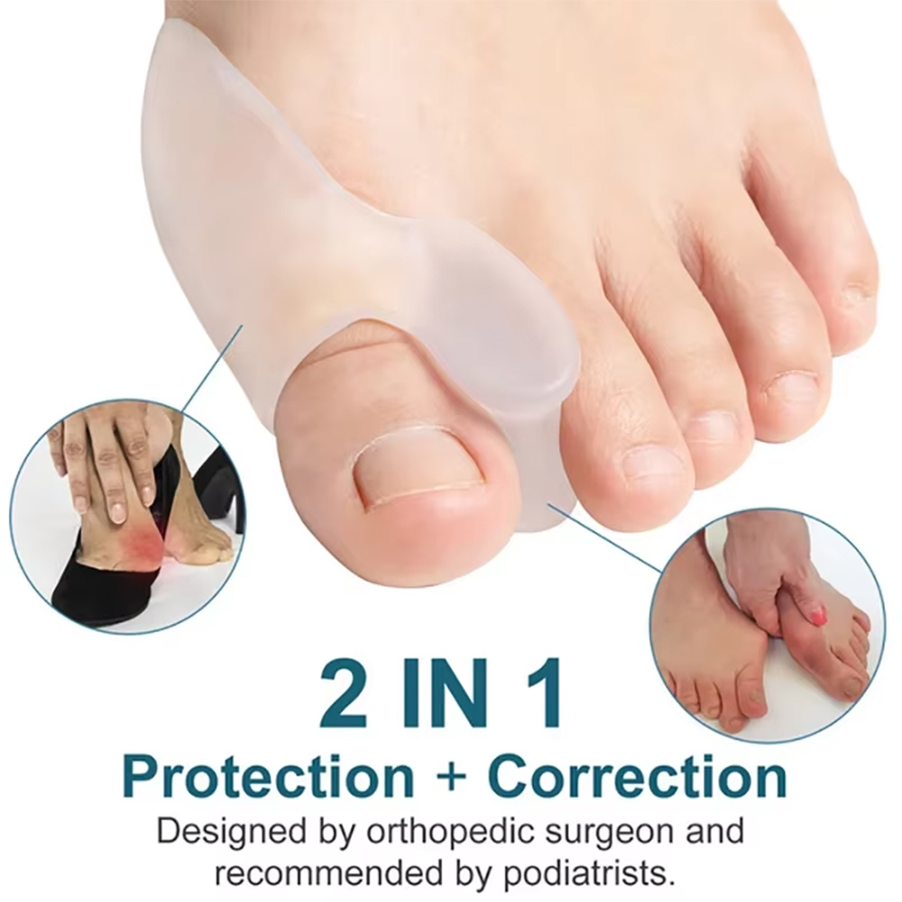 Yoga Toe Separator - 1 Paar schützender Zehentrenner, geeignet für