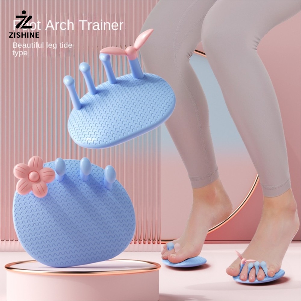 Yoga Fitness Toes Arch - Fußgewölbestimulator, rutschfester Beinformungs-Trainer, Yoga-Muskelentspannungs-Massagehilfe, Fitness-Übungsgerät für