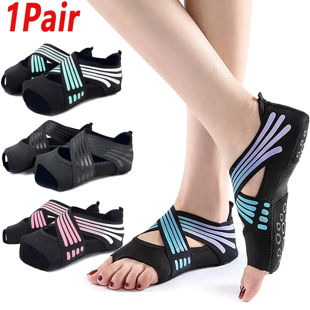 Yoga Dance & Fitness Center Llc - 1 Paar Professionelle Rutschfeste Gym-Yoga-Schuhe, Flache