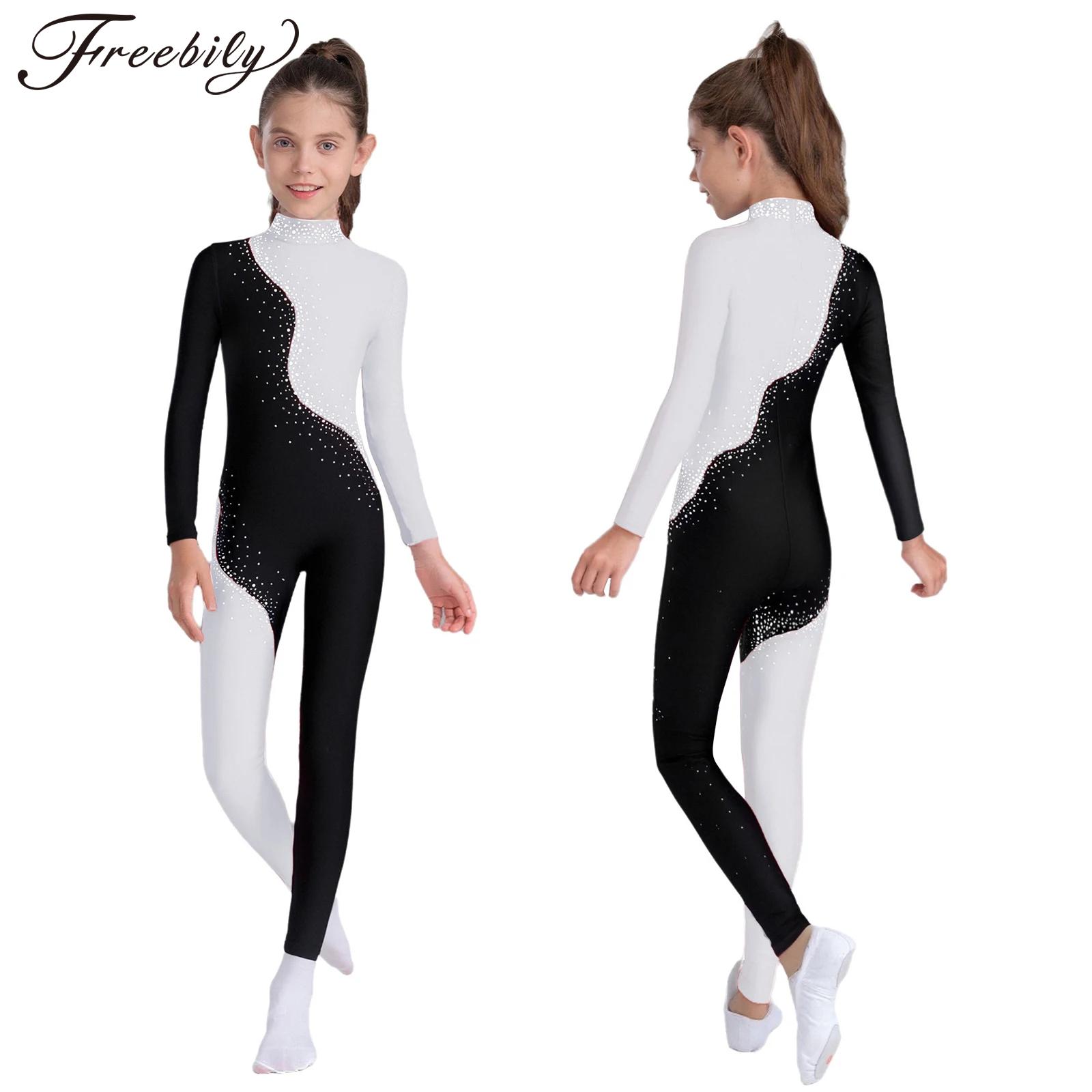 Yoga Fitness Model - Kinder Mädchen Glänzende Strass Eiskunstlauf Gymnastik