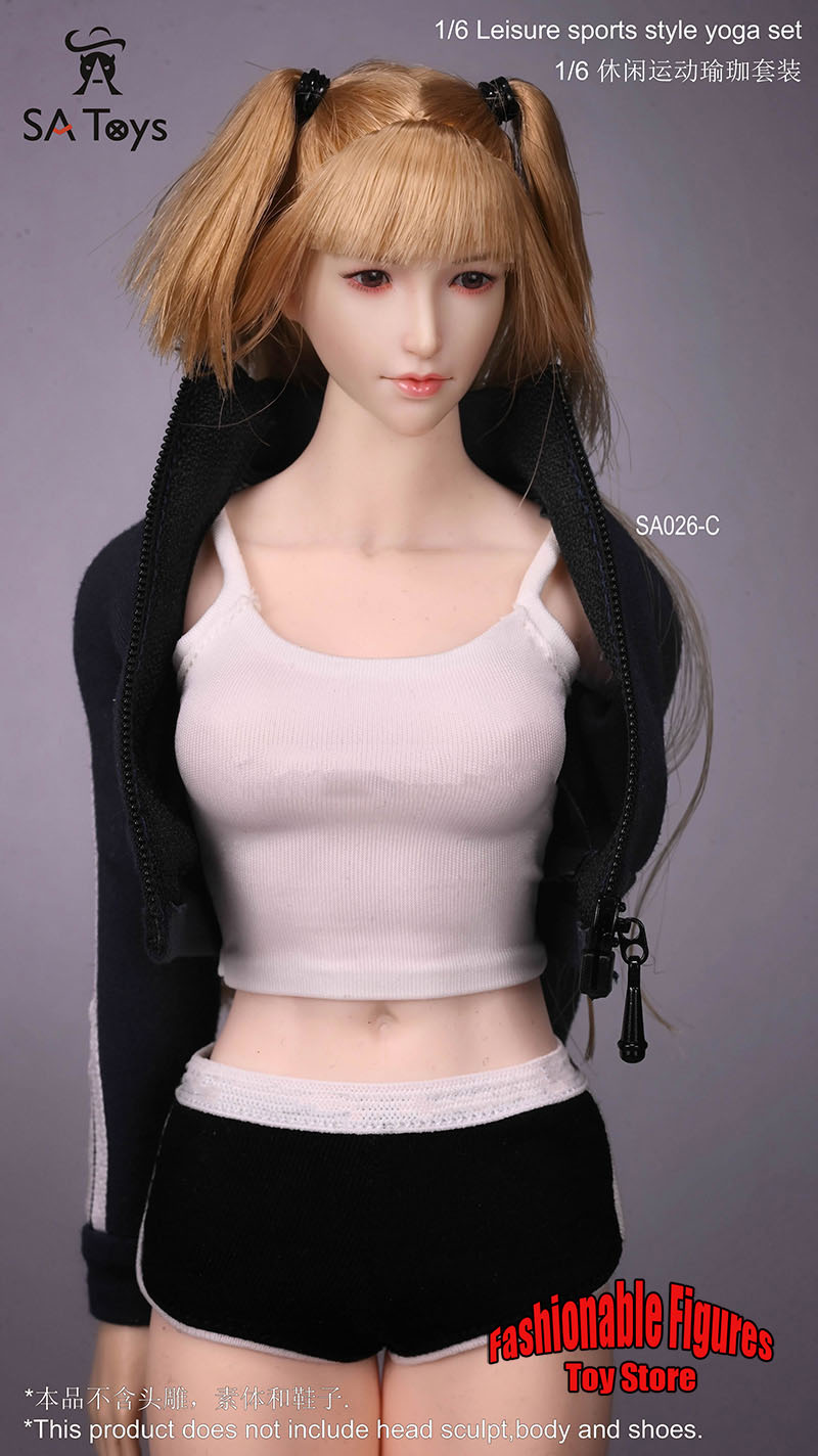 Yoga In Fitness First - SAtoys 1/6 Frauen Soldat Sport Fitness