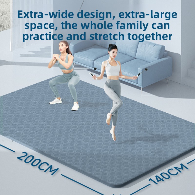 Thick Yoga Mat - Große Zwei-Personen-Yogamatte Extra Dick Breit 2