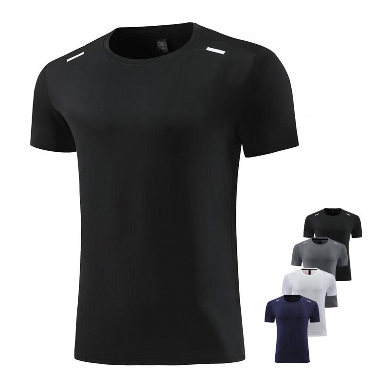 Yoga Fitness Model - Herren Schnelltrocknendes Sport-T-Shirt Kurzarm Atmungsaktiv Sommer