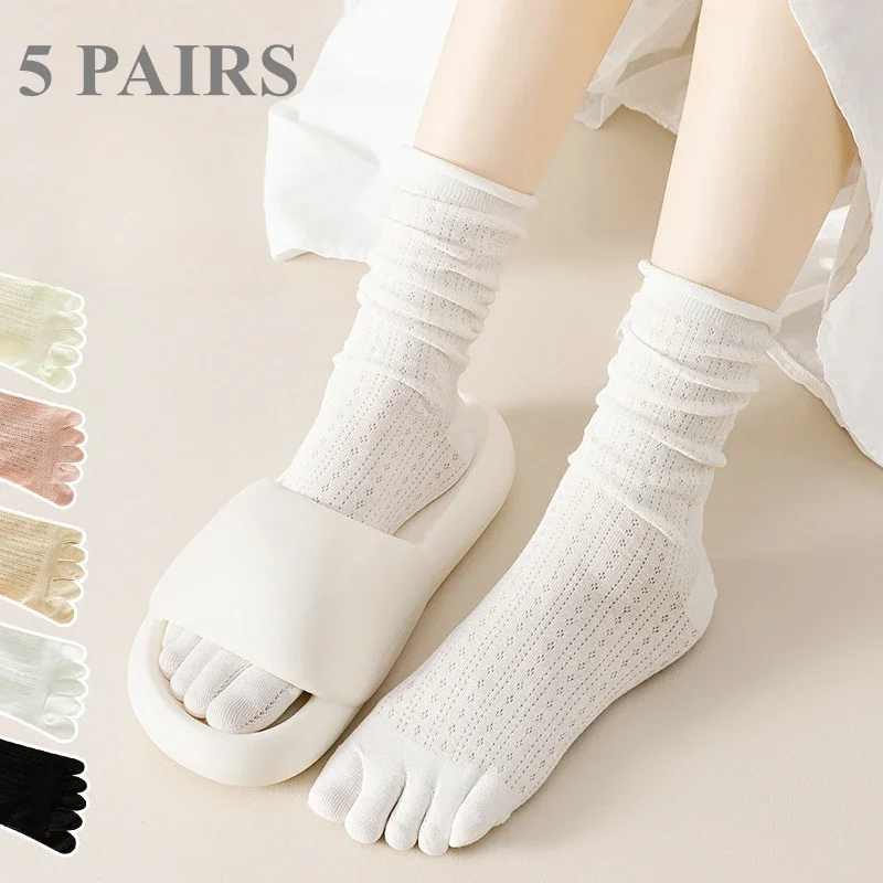 Yoga Toe Separator - 5 Paar lose Socken mit fünf