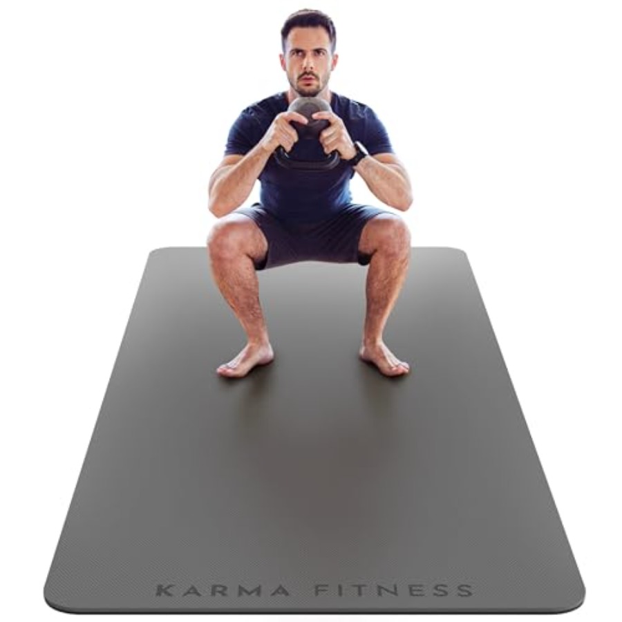Thick Yoga Mat - Große Übungsmatte Extra Dick 10mm TPE