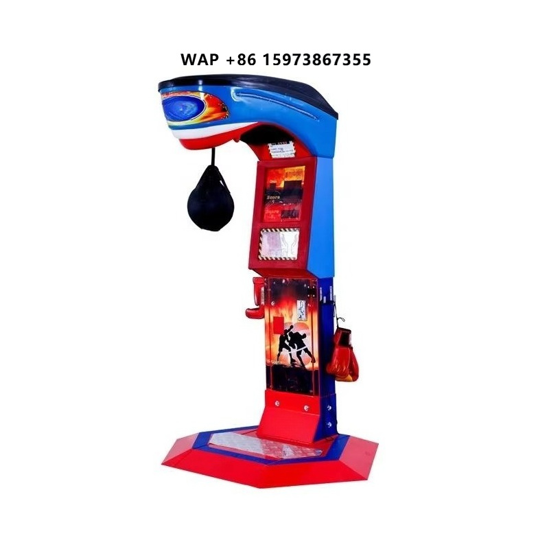 Boxing Punching Bag - Dual-Payment Boxautomat mit Karten-/Münzbetrieb, Kick- und