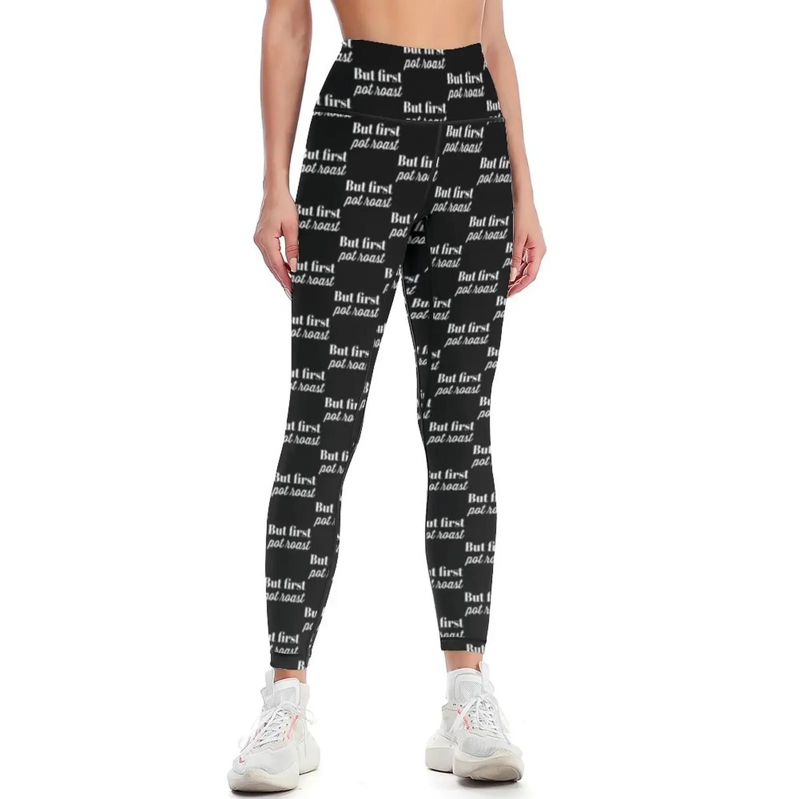 Yoga In Fitness First - But First Pot Roast Leggings, Sportbekleidung,