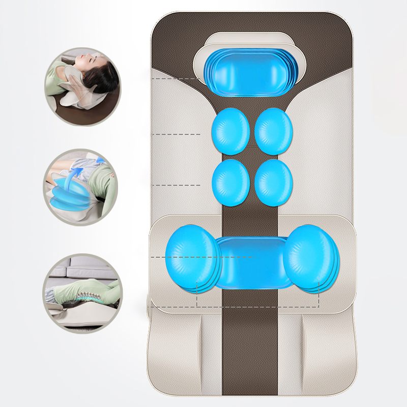 Yoga Fitness Factory - Fabrik-OEM Automatische Shiatsu-Knetmassage-Matte mit Luftkompression und