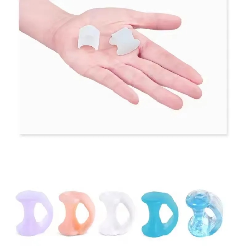 Yoga Toe Separator - 1-4 Paar Silikon-Zehentrenner Finger-Fußpflege-Schutz Gel-Zeh-Orthopädischer Hallux-Valgus-Korrektor