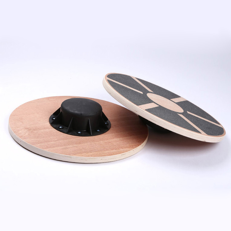 Balance Board Fitness - Rutschfestes Fitness-Übungs-Holz-Wackelbrett Balance Board
