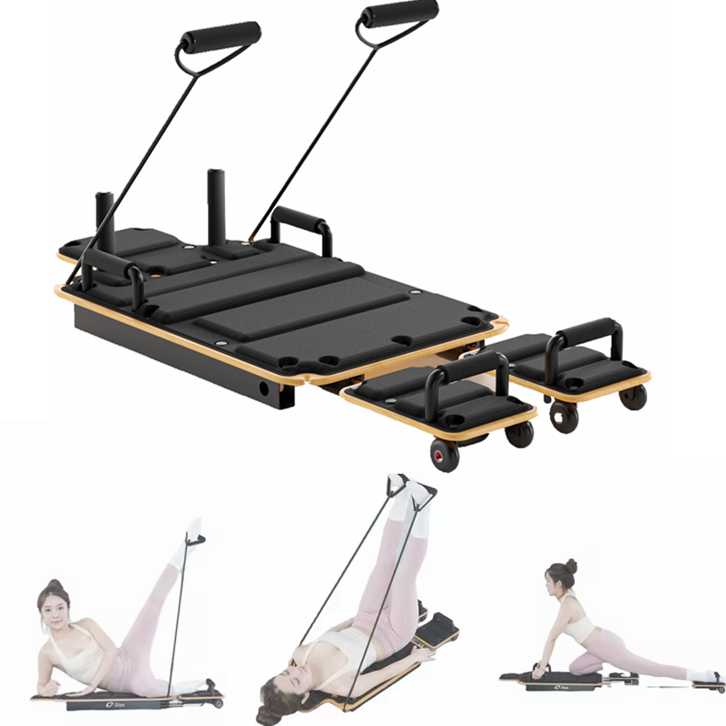 Balance Board Fitness - Tragbares, faltbares Pilates-Fitnessbrett für zu Hause,