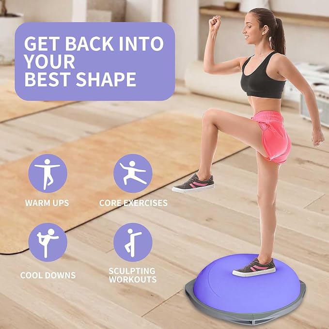 70cm Bosu-Balanceball, rutschf – Yoga For Fitness Bewertung und Preis