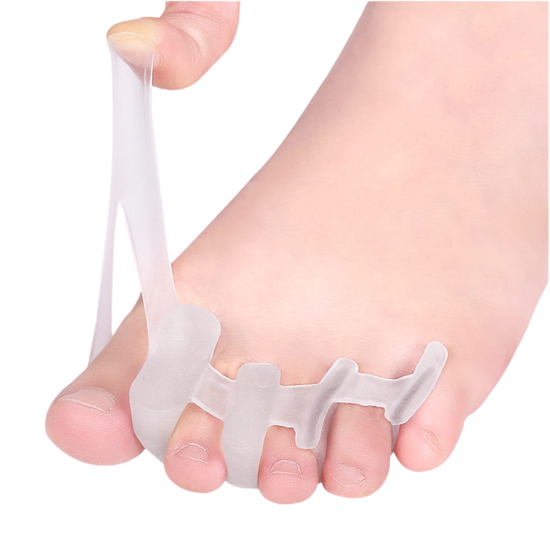 1 Paar Vierloch-Zehenspreizer  – Yoga Toe Separator Bewertung und Preis