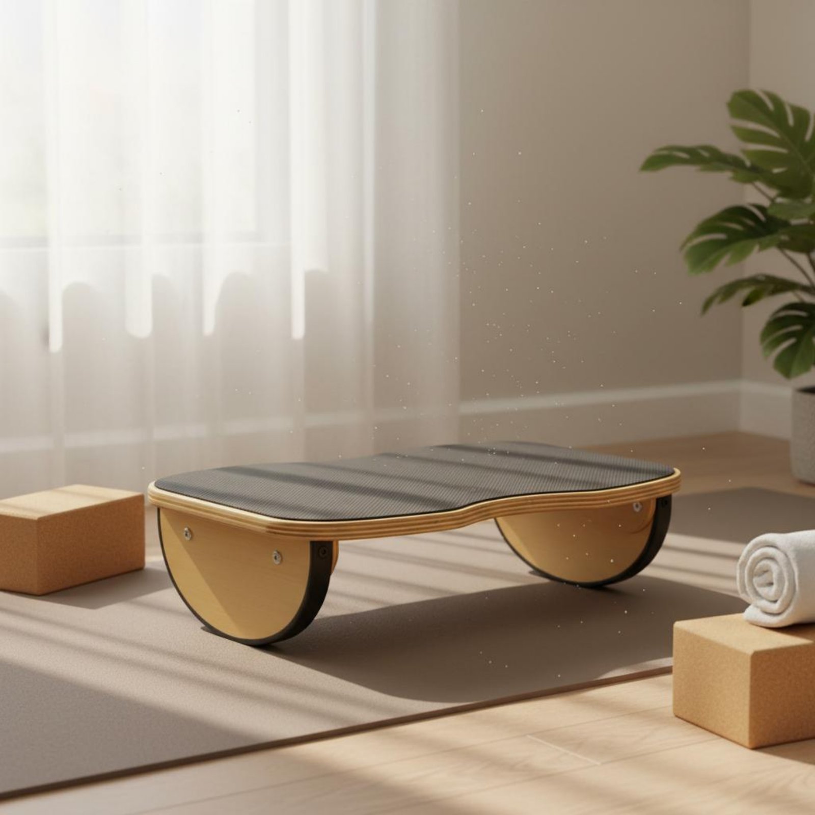 Holz-Balanceboard mit Schaukel – Balance Board Fitness Bewertung und Preis
