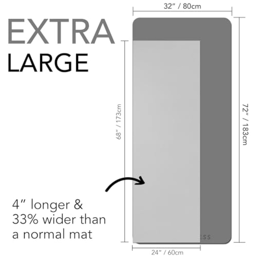 Große Übungsmatte Extra Dick 1 – Thick Yoga Mat Bewertung und Preis