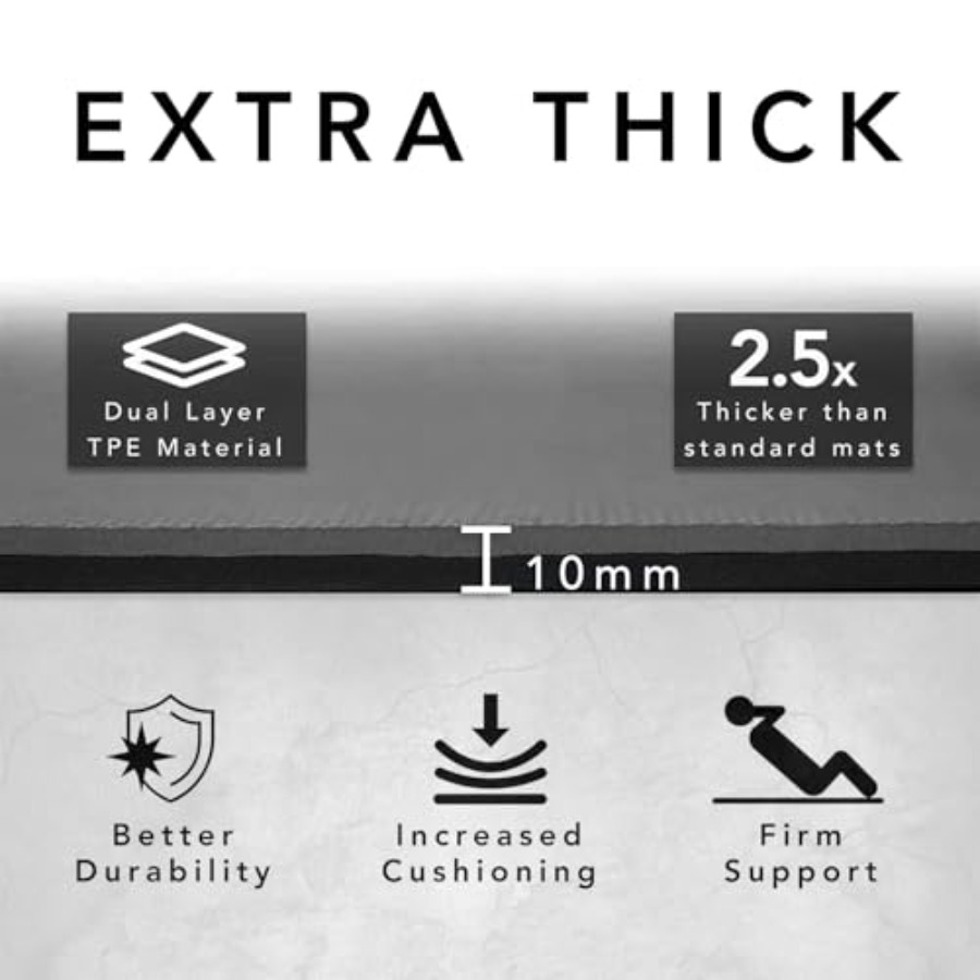 Große Übungsmatte Extra Dick 1 – Thick Yoga Mat Bewertung und Preis