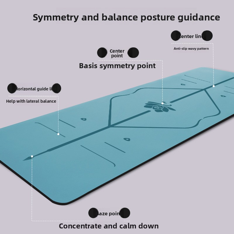PU-Gummi Rutschfeste Breite Di – Thick Yoga Mat Bewertung und Preis