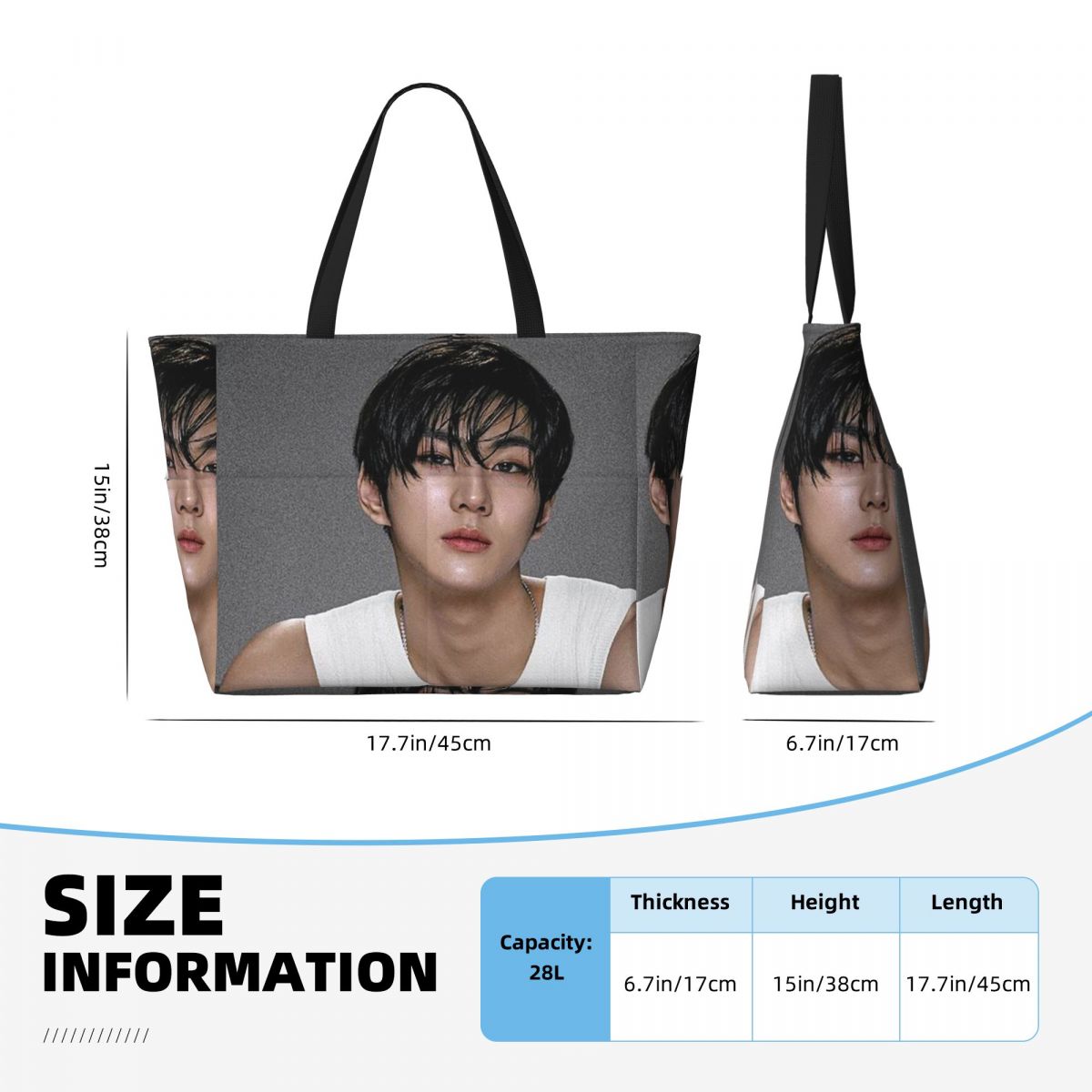Jungwon En Kpop Strandtasche S – Yoga En Fitness Bewertung und Preis