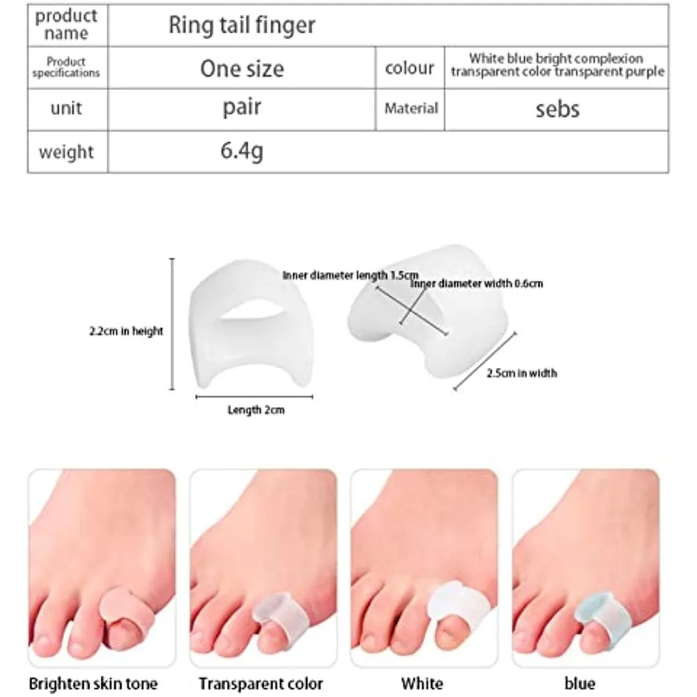 2er-Set Silikon-Zehenspreizer  – Yoga Toe Separator Bewertung und Preis
