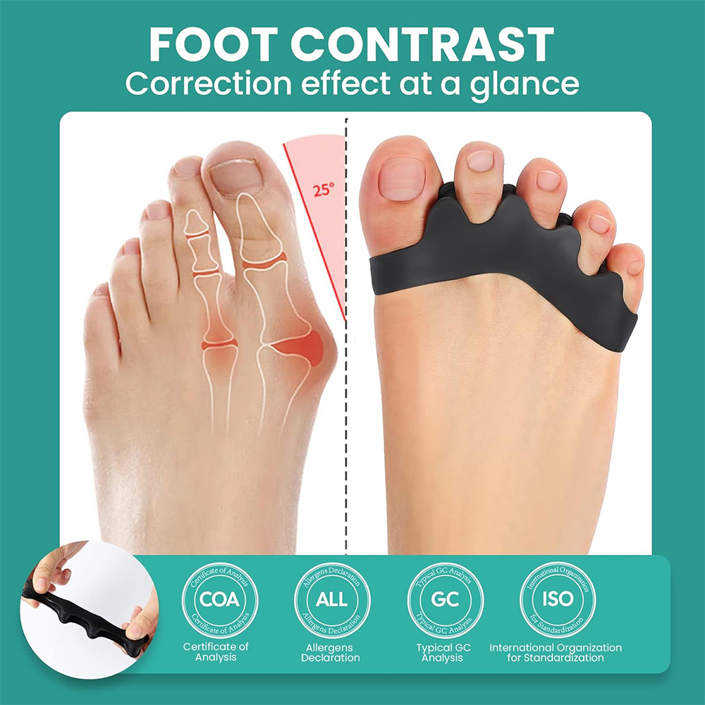 Zehenspreizer, Arzt empfohlen, – Yoga Toe Separator Bewertung und Preis