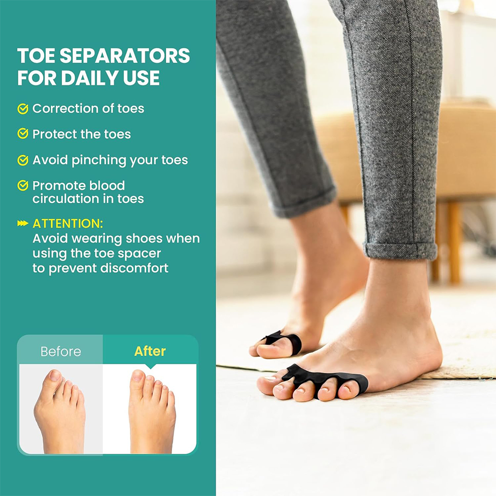 Zehenspreizer, Arzt empfohlen, – Yoga Toe Separator Bewertung und Preis