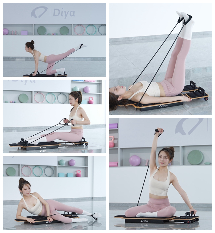 Tragbares, faltbares Pilates-F – Balance Board Fitness Bewertung und Preis